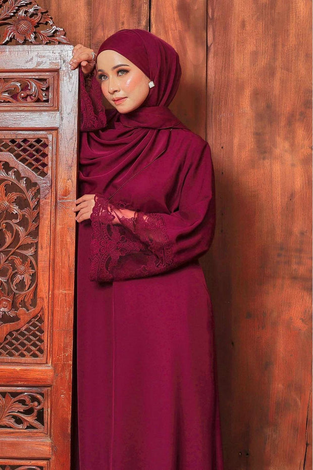 AMORA Premium Lace Abaya without Shawl