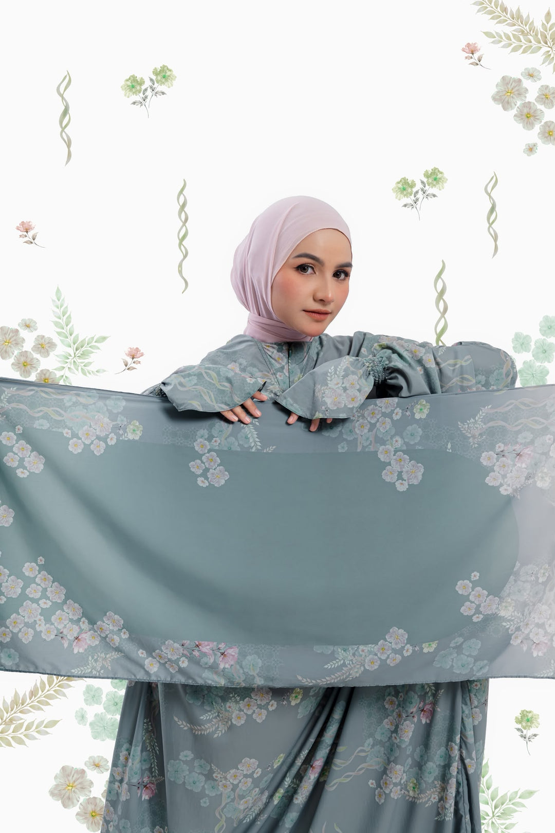 Fateema Travel Prayer Wear + Prayer Mat + Pouch