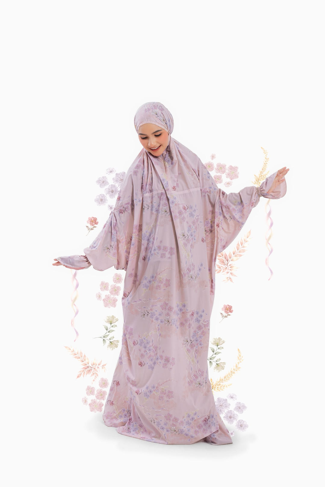 Fateema Travel Prayer Wear + Prayer Mat + Pouch