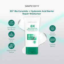 SIMPLYSITI 8X BioCeramide + Hyaluronic Acid Barrier Repair Moisturiser 30ml