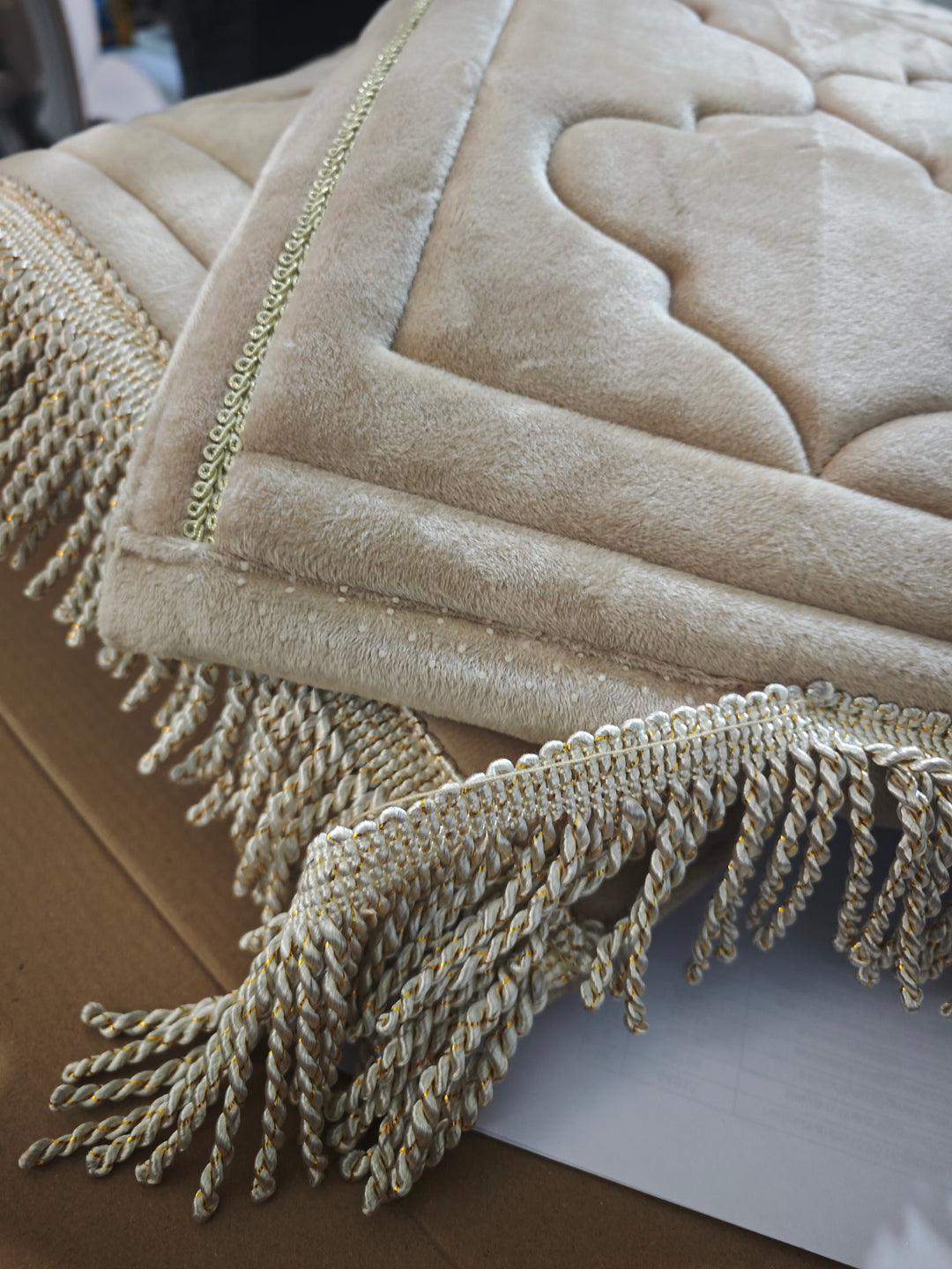 Moroccan Memory Foam Padded Prayer Mat