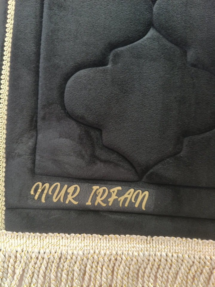 Moroccan Memory Foam Padded Prayer Mat
