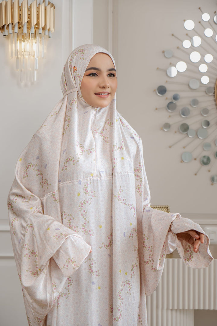 ABAYA LATAHZAN Prayer Wear + Pouch + Prayer Mat