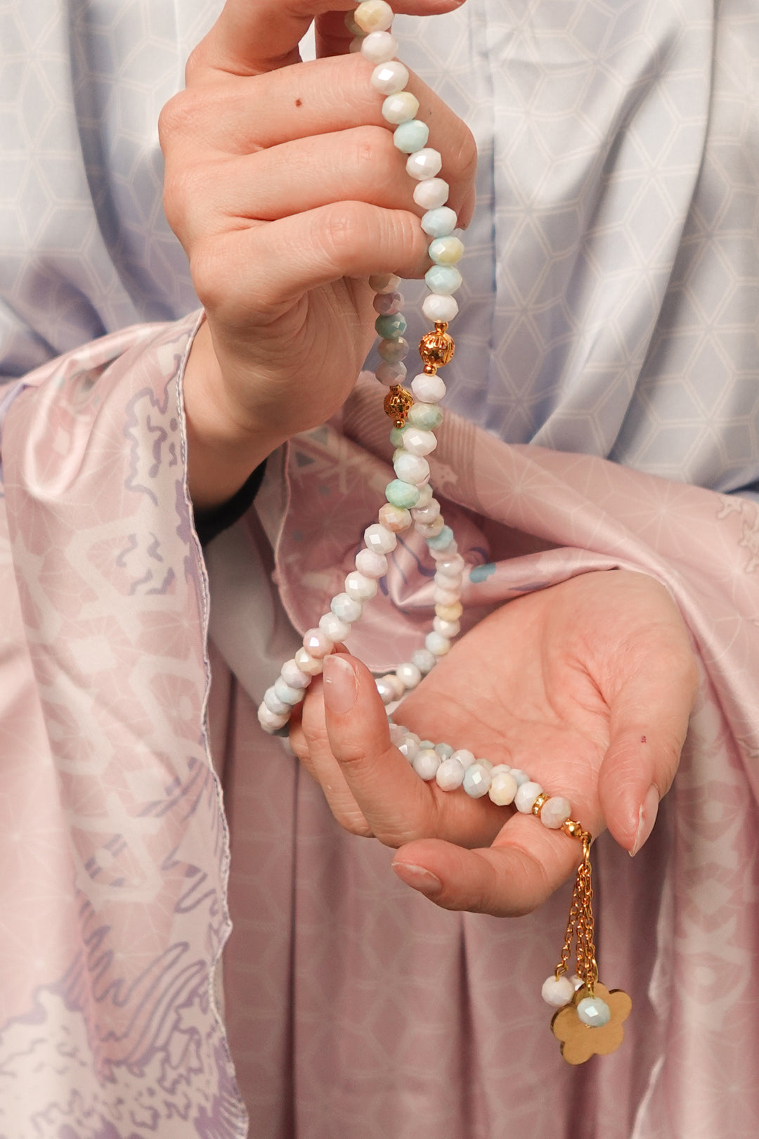 Aurora Crystal Tasbih 99 beads