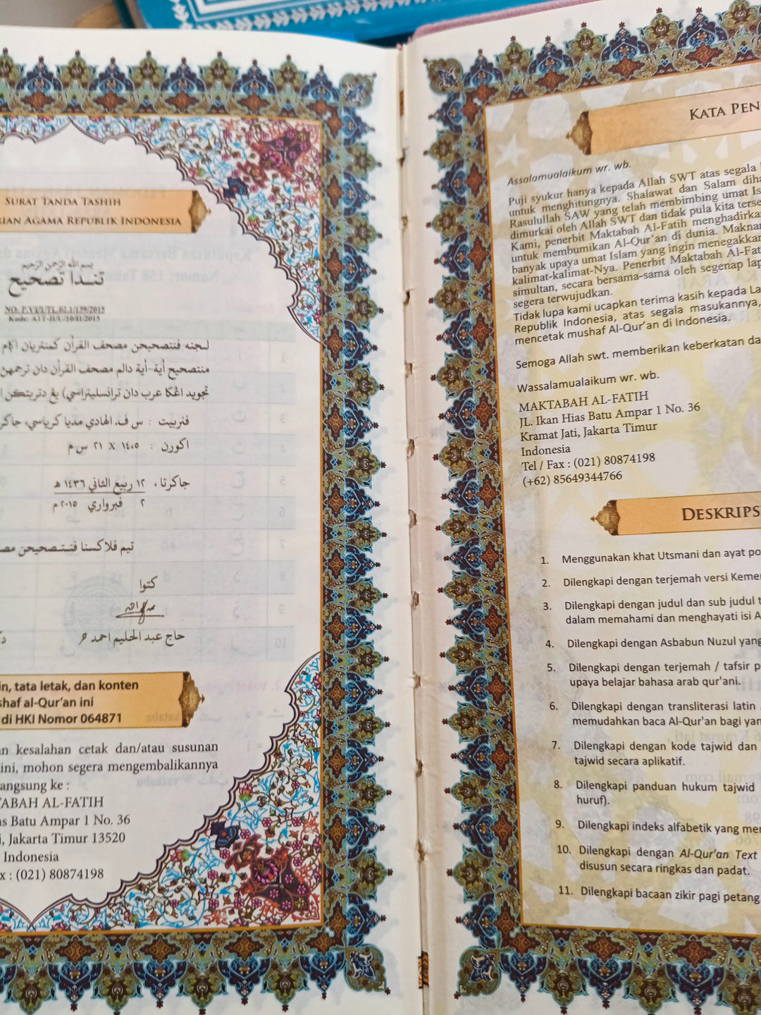 Velvet Quran with Malay Translation + Rumi