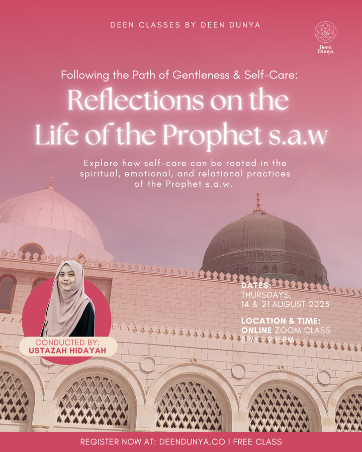Deen Class: Reflections on the Life of the Prophets with Ustazah Hidayah