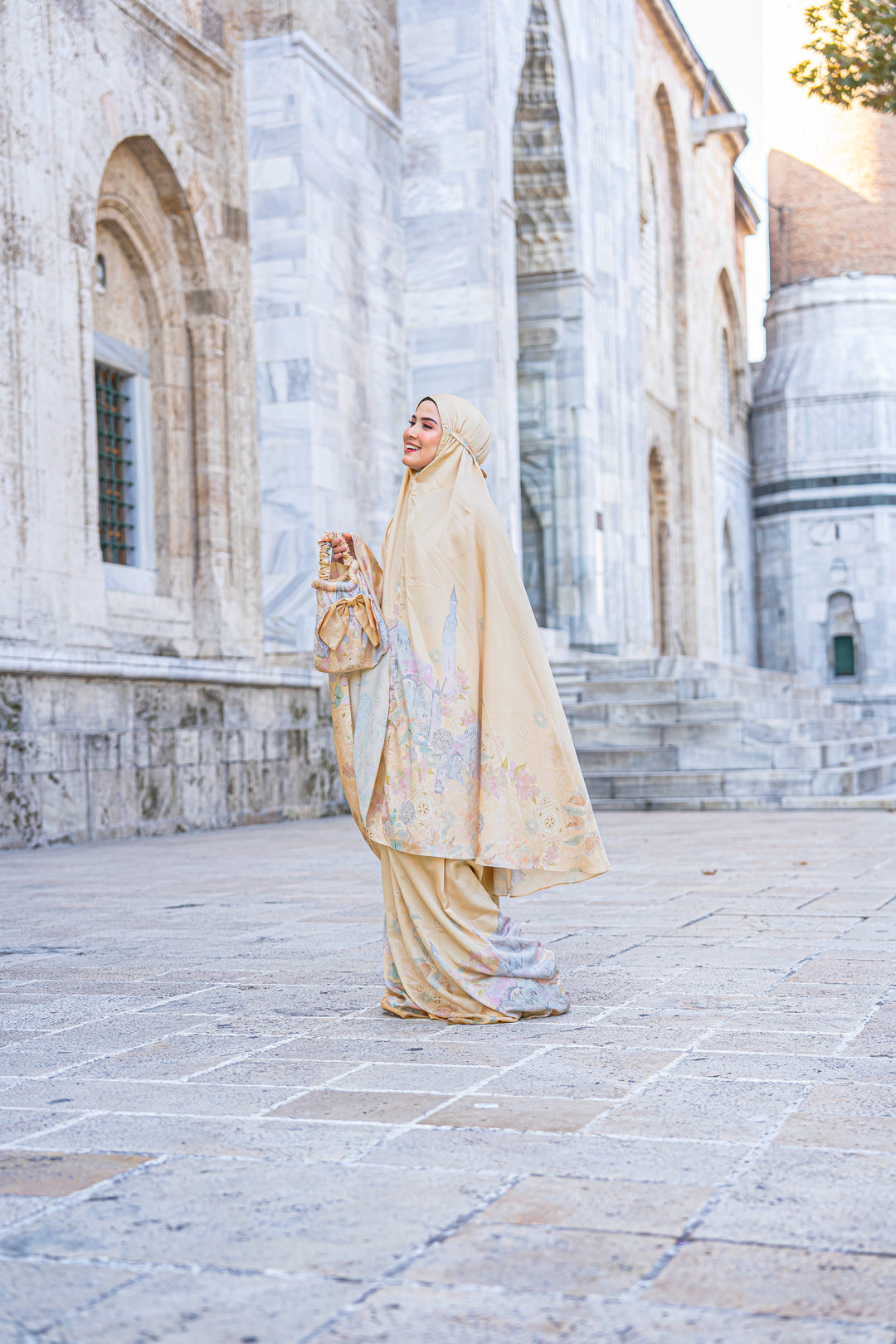 HAGIA Prayer Wear + Pouch + Prayer Mat