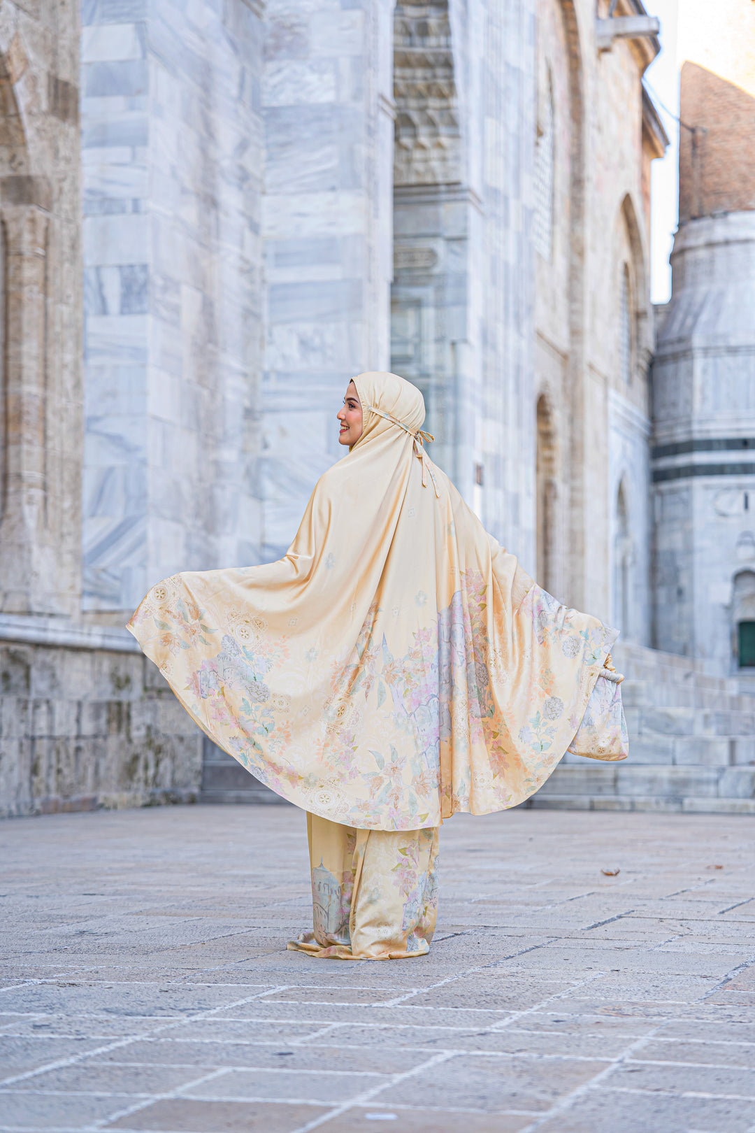 HAGIA Prayer Wear + Pouch + Prayer Mat