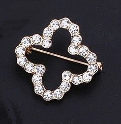 Classic Rhinestone Brooch